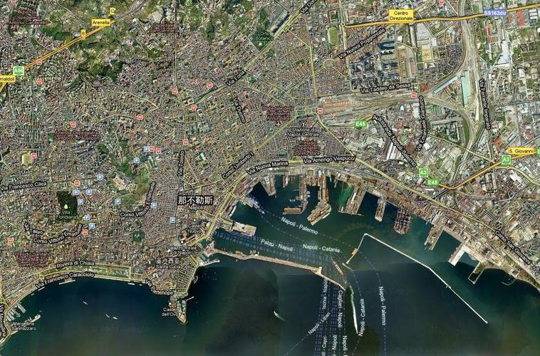 那不勒斯地图高清版：玩转意大利南部城市