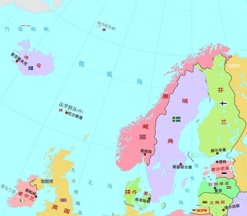 冰岛位于世界地图的哪个位置？一看就懂的冰岛地理位置图解。