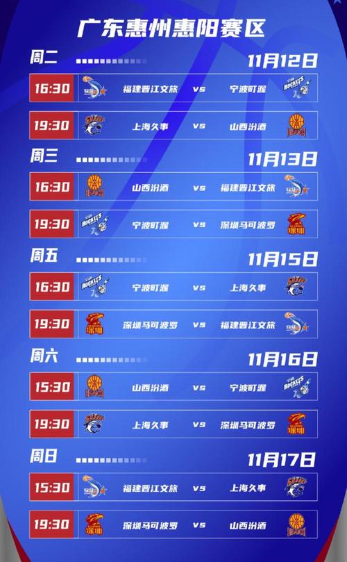 cba几号开打？新赛季揭幕战时间及对阵信息！