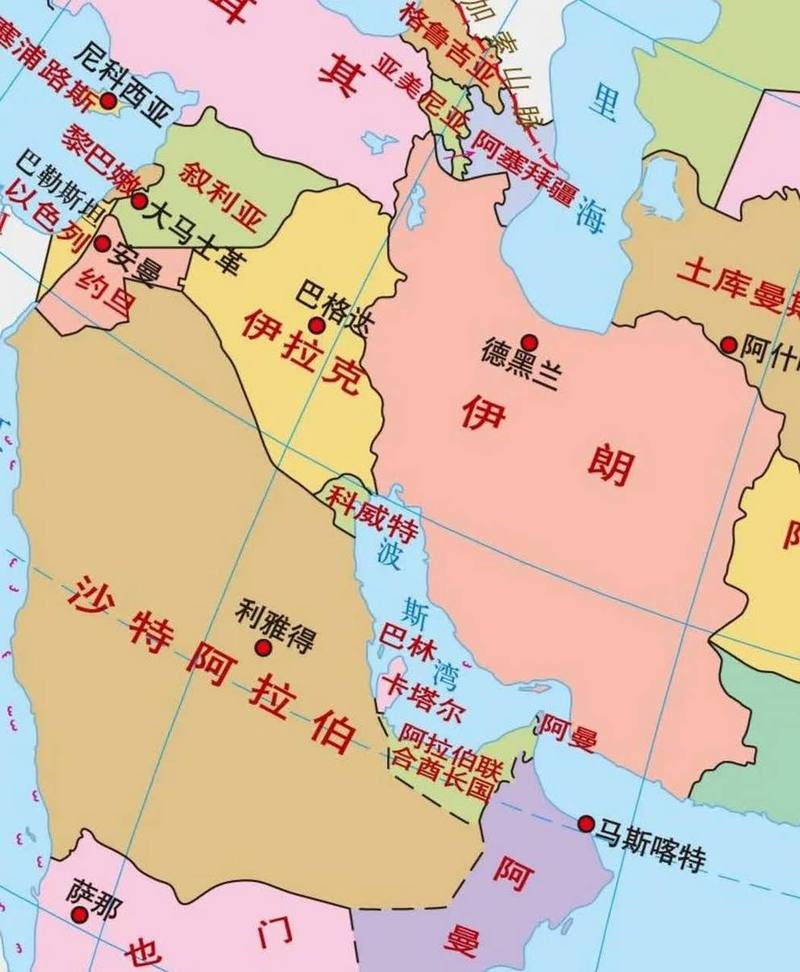 巴林在哪个洲？带你了解巴林的地理位置和周边国家