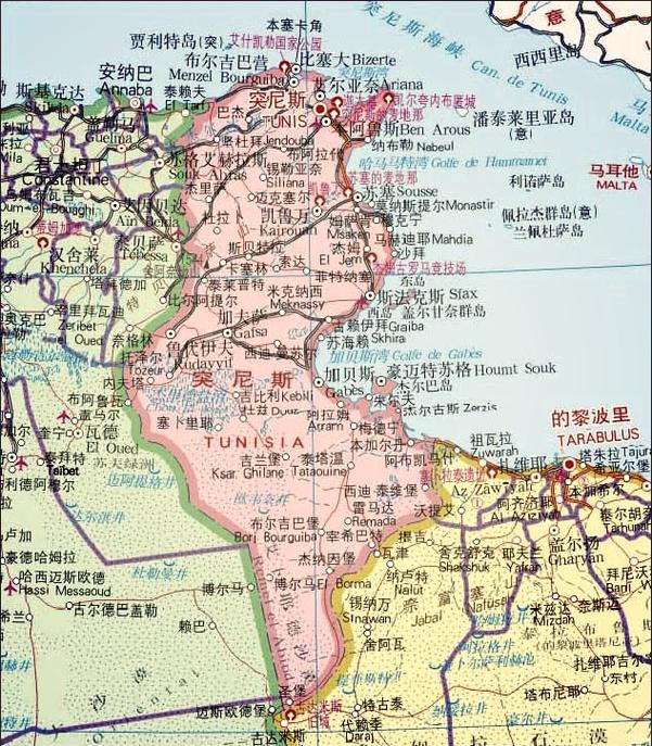 突尼斯在哪个洲？揭秘地中海明珠的地理位置！