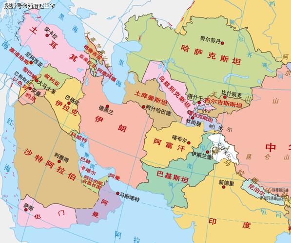 西亚有哪些国家？完整版西亚国家名单及地理位置详解