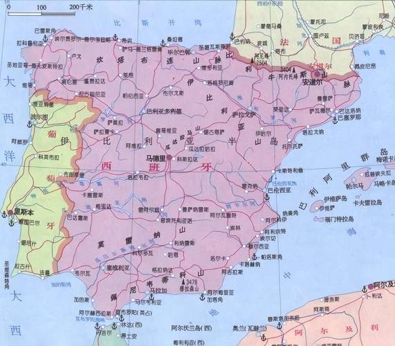 西班牙在世界地图上的位置？地理位置对西班牙的影响