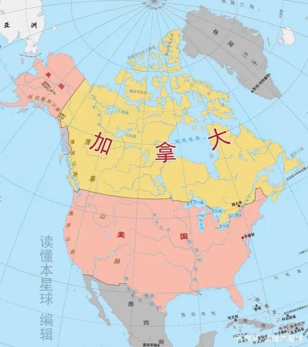 加拿大在北美洲哪个位置？揭秘加拿大地理位置之谜