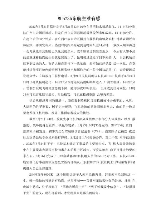 中国空难有多少次？回顾历史，展望未来航空安全