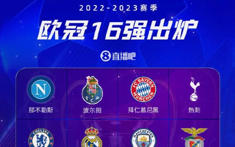 欧冠16强对阵出炉！哪些球队相遇？你猜对了吗？