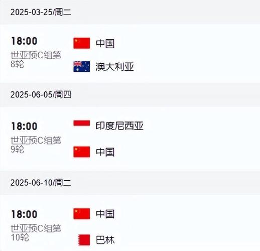 别错过！国足下一场重要比赛时间及观看方式！