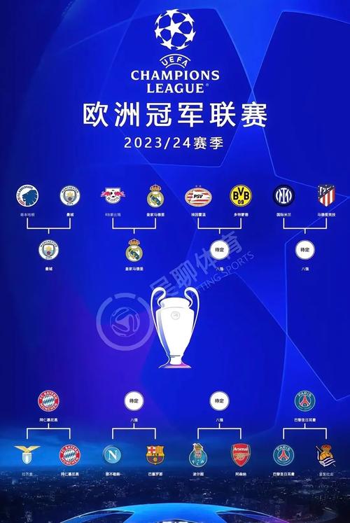 2023-24赛季欧冠比赛，哪些球队获得了参赛资格？