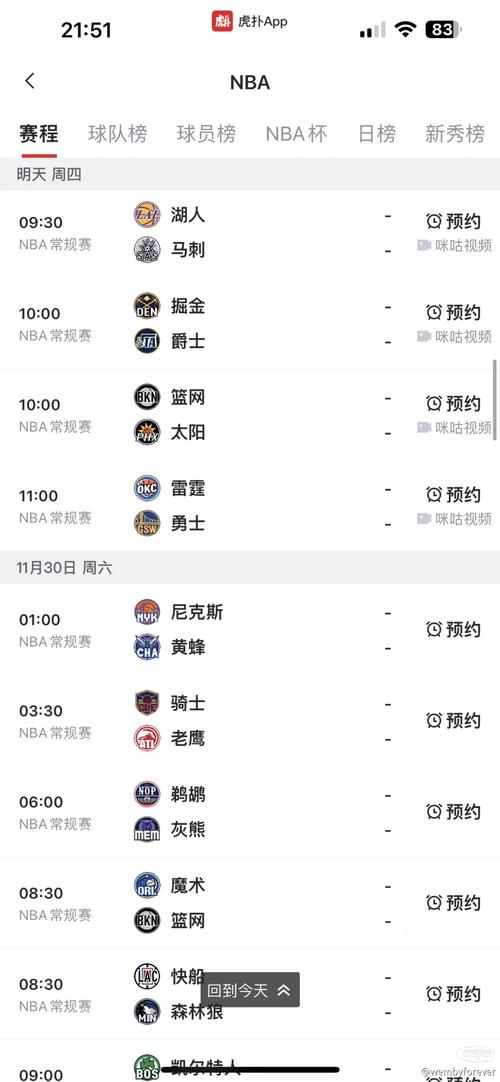 NBA赛程包含哪些部分？季前赛、常规赛等几个阶段？