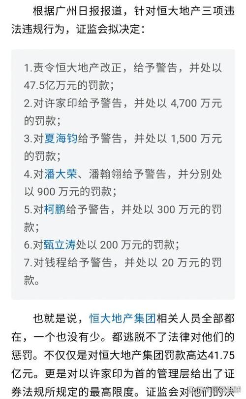许家印被罚，恒大现在是什么情况？全面解读公司现状