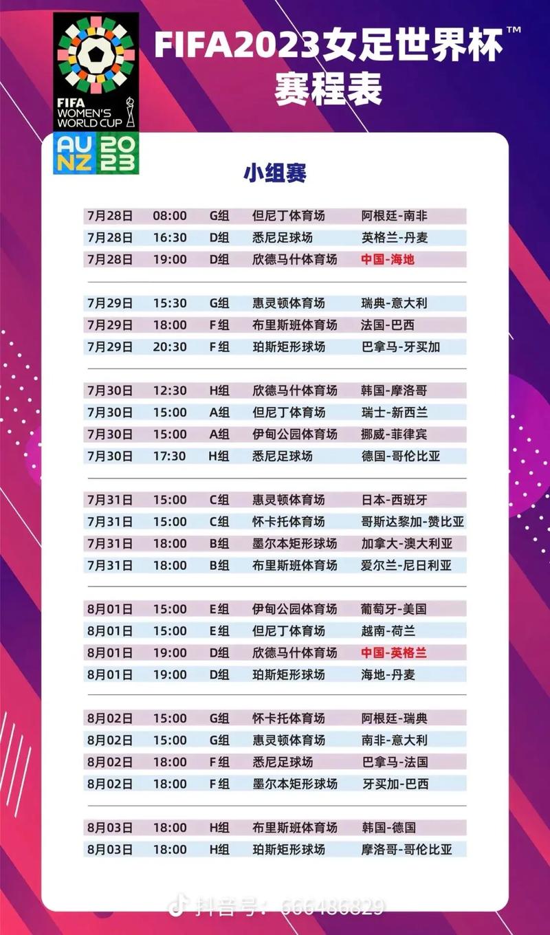 女足世界杯决赛什么时候？别错过精彩比赛！