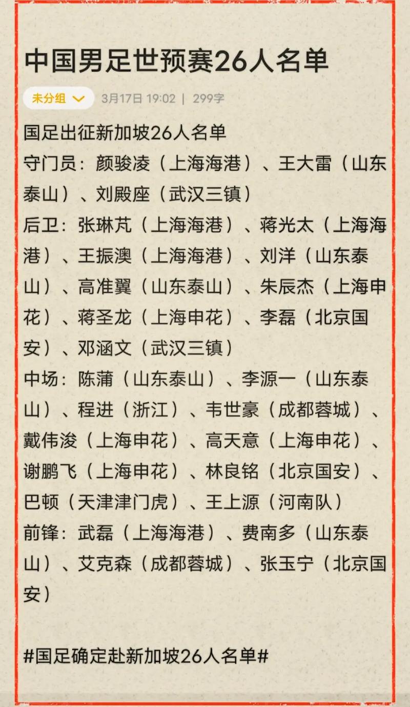 揭秘国足归化球员名单，这些名字你都认识吗？