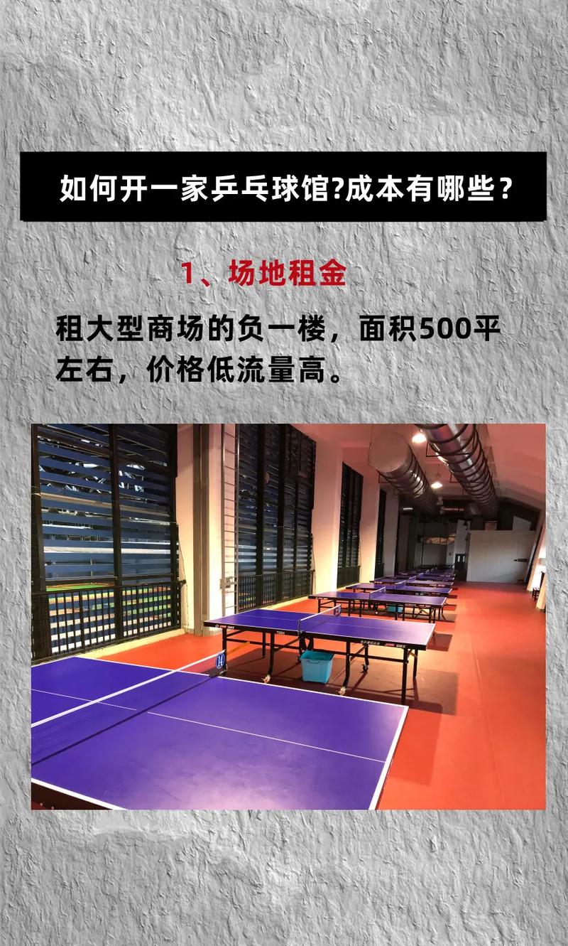 开乒乓球馆盈利模式分析：从场地租赁到赛事运营