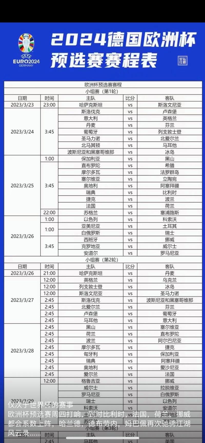 2020欧洲杯几月份开始？详细赛程安排及看点