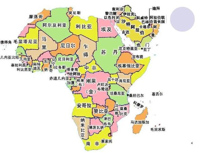非洲有多少个国家和地区?完整非洲地图及国家介绍