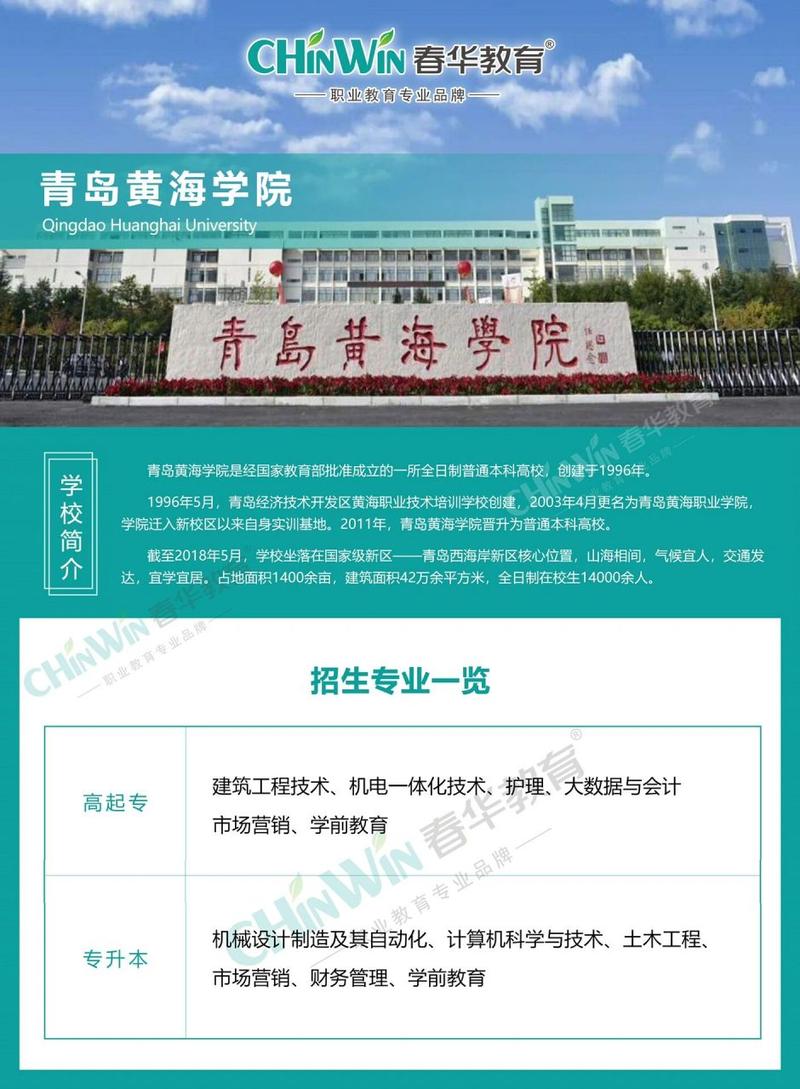 青岛黄海学院值得去吗？专业设置、教学质量深度分析！
