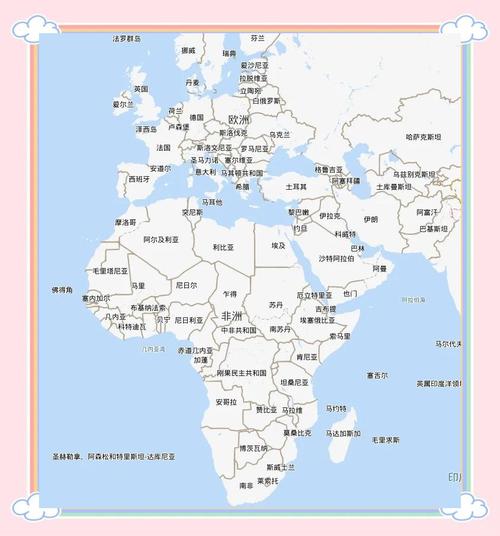 非洲有多少个国家和地区?完整非洲地图及国家介绍