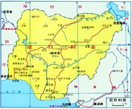 尼日利亚在非洲哪个位置？详细地图位置介绍
