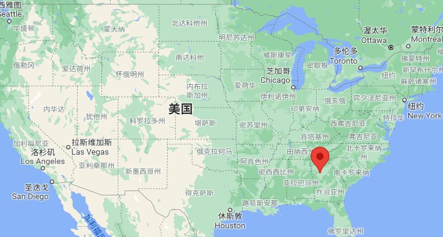 亚特兰大在美国哪个州？快来看看它所在的州和详细位置！