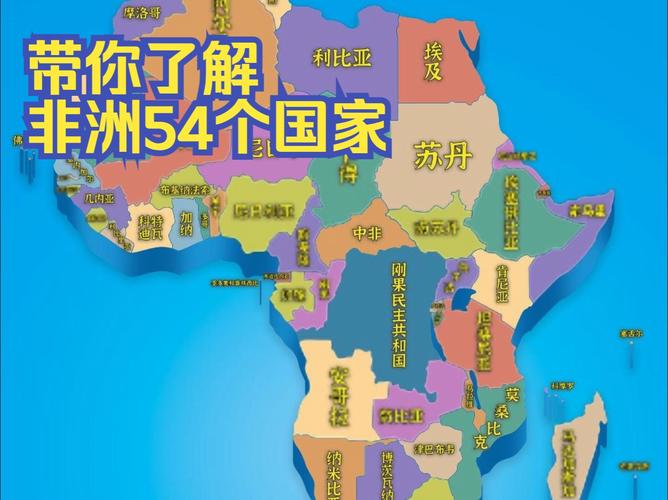 非洲有多少个国家和地区?完整非洲地图及国家介绍