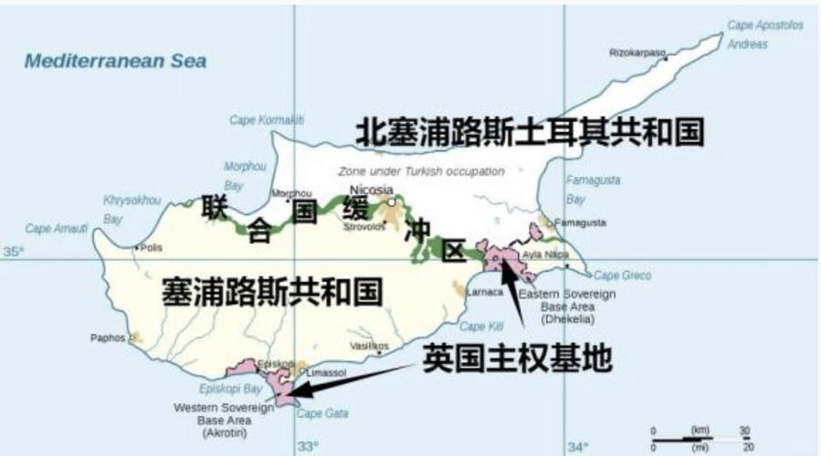 塞浦路斯是亚洲还是欧洲？深度解析其复杂的洲际归属