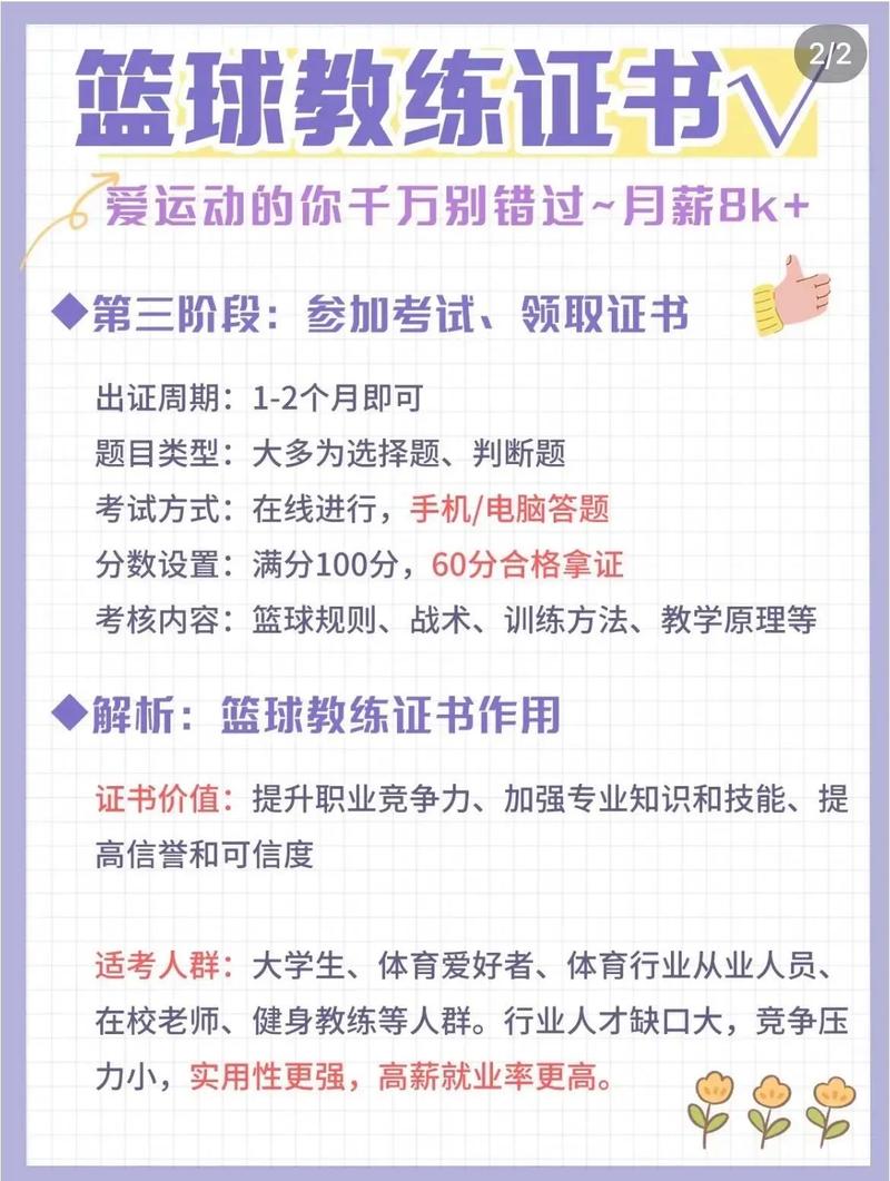 想考篮球教练员证？报考条件、考试流程都在这里