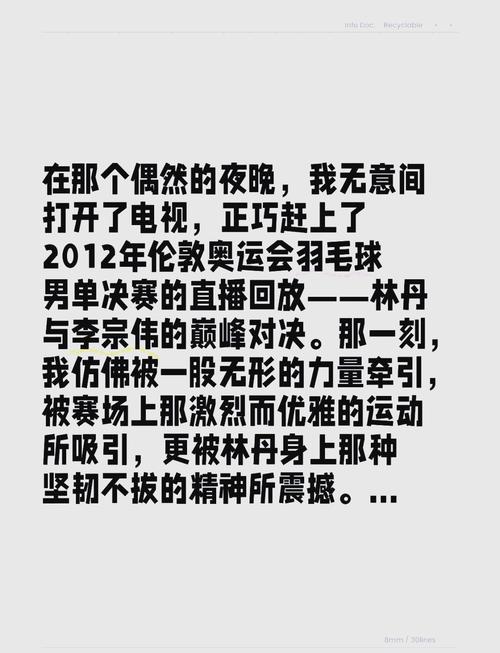 羽毛球天王之争：林丹PK李宗伟，谁更胜一筹？