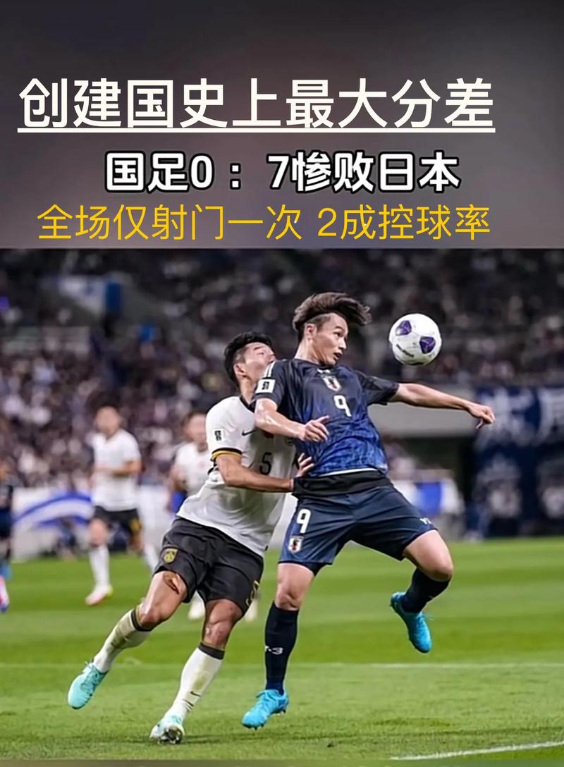 最近中日足球赛结果怎样？国足遭日本血洗，0比7惨败！