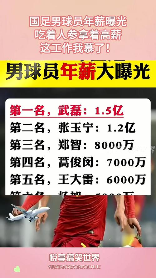 国足球员年薪曝光，看看谁的收入最高？