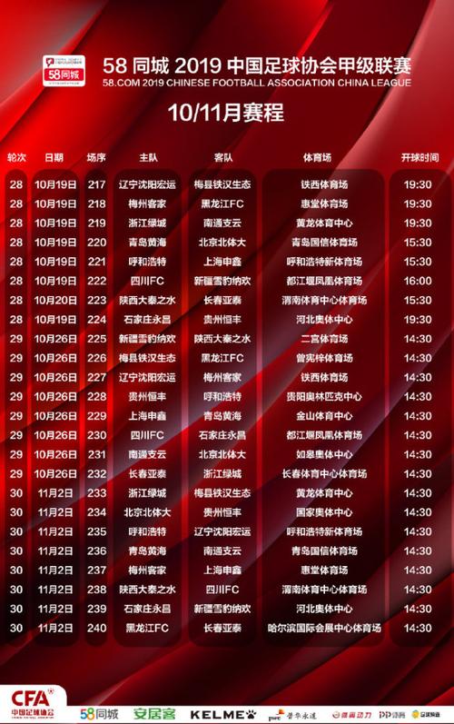 中甲联赛一赛季有多少轮比赛？赛程安排及重要时间节点