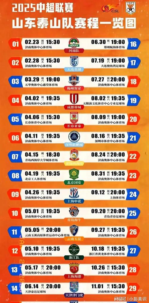 2022年中超联赛有多少轮?完整赛程时间表公布