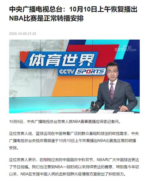 央视复播NBA引发热议，你支持吗？快来看看网友怎么说！
