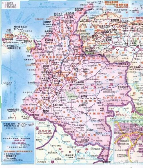 弄清哥伦比亚的地理位置：哥伦比亚在哪个国家，周边有哪些国家？
