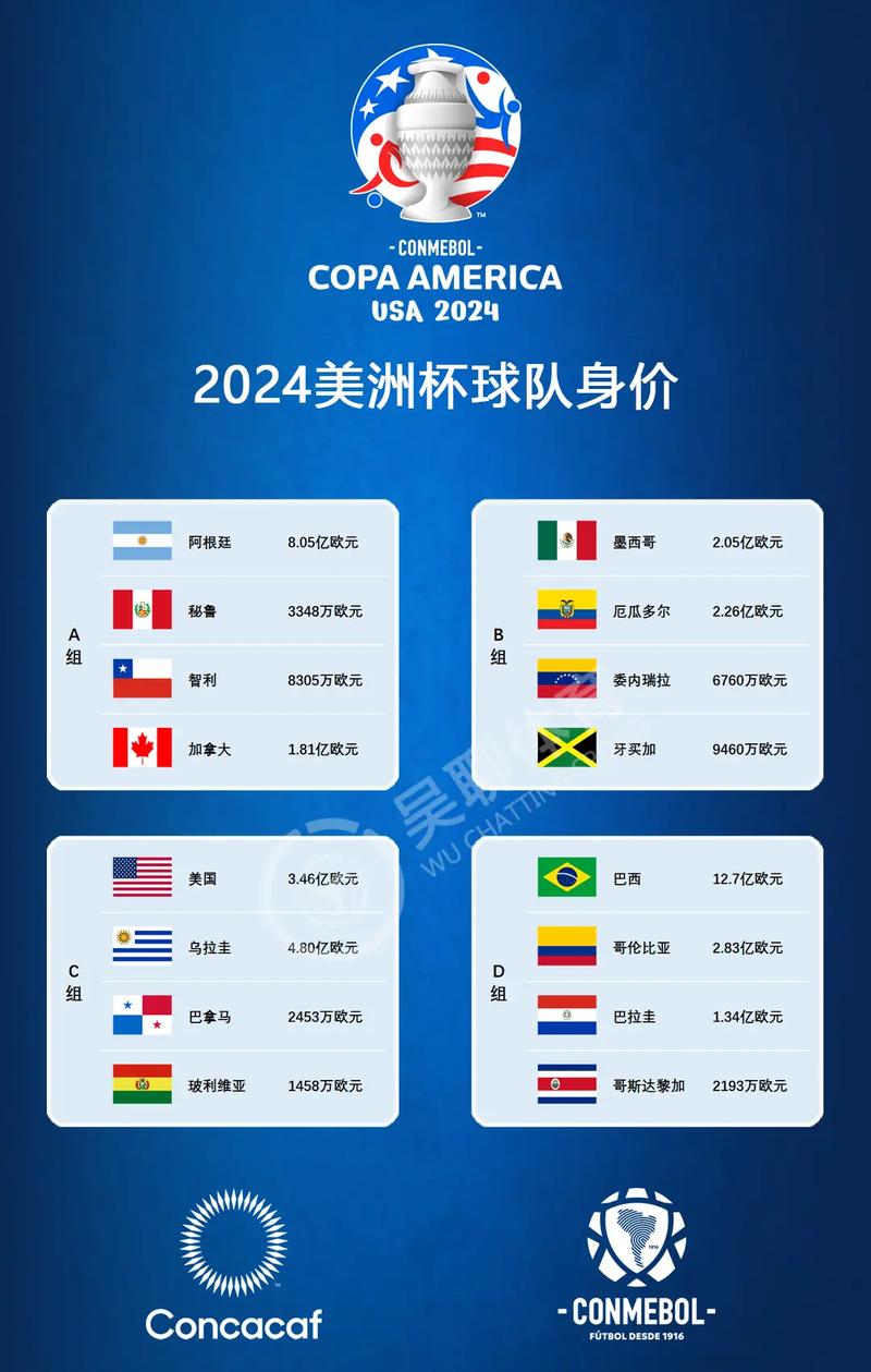 2024美洲杯有多少支球队？完整参赛队伍一览