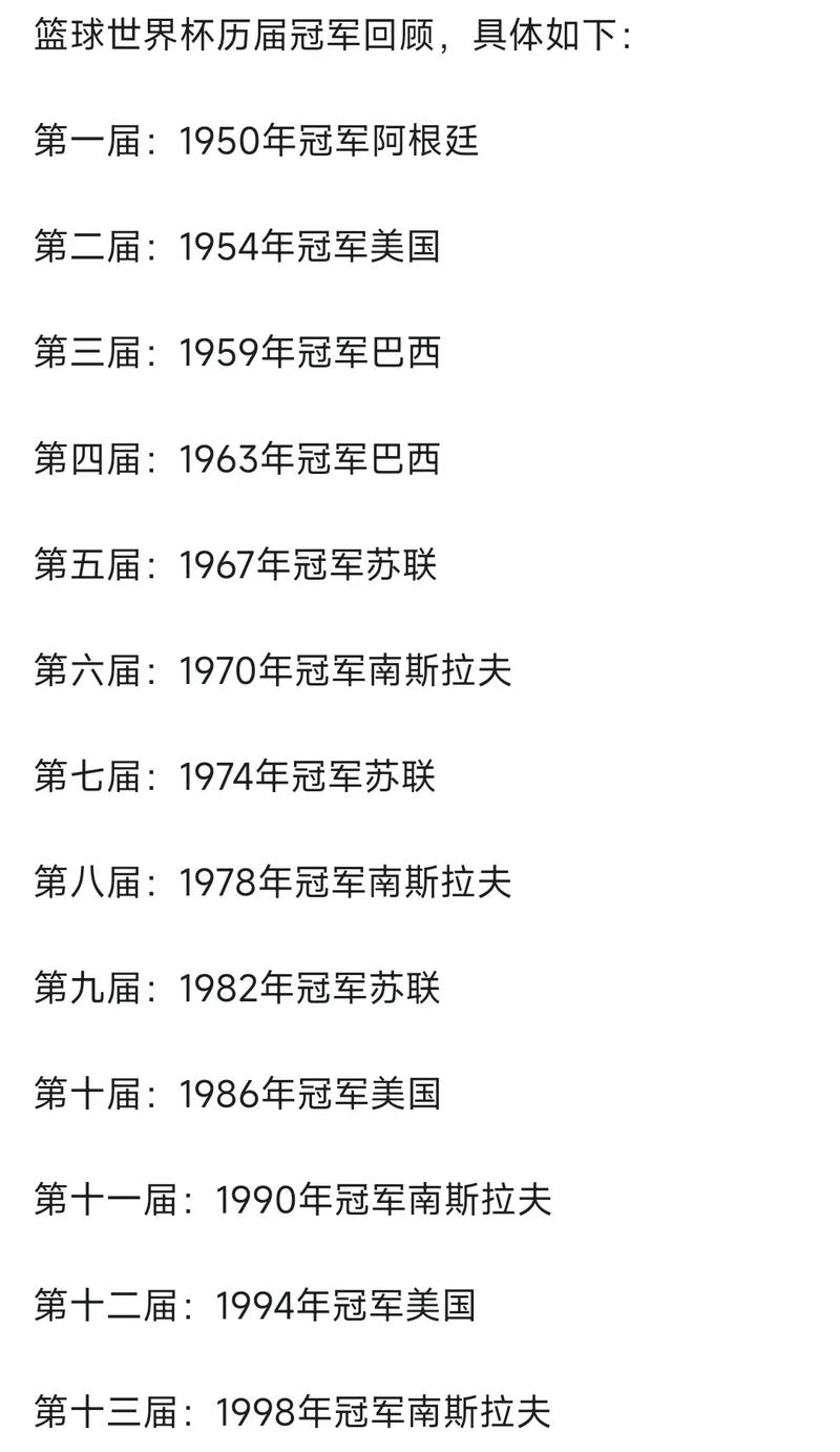 最近几届世界杯冠军是哪些国家？冠军球队一览