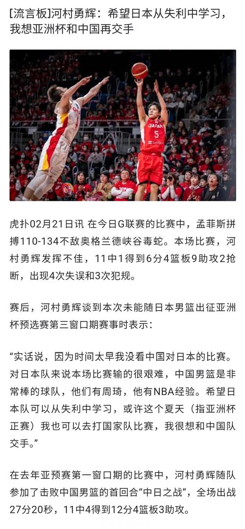 中国男篮对战日本结果如何?意外输球引关注!