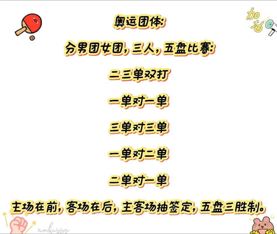 乒乓球混双比赛规则：几局几胜？详细解读