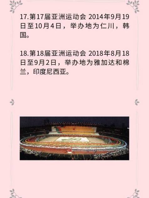亚运会几年举办一次？四年一度的亚运盛会，你了解多少？