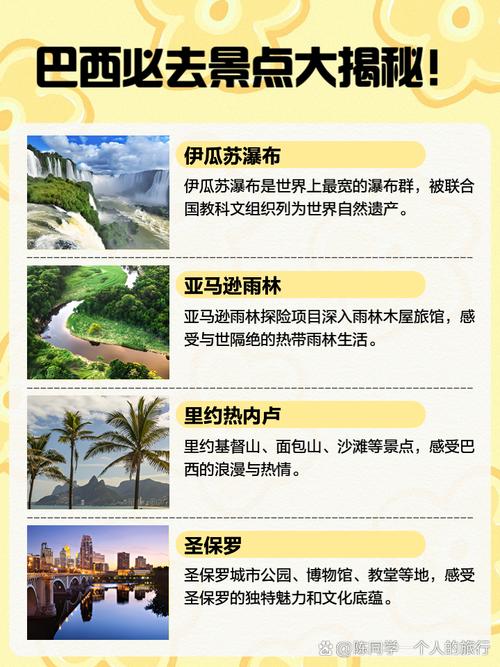 去巴西旅游靠谱吗?巴西的旅游资源、安全状况及注意事项
