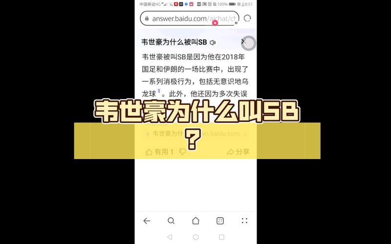 深扒韦世豪被骂SB的比赛：时间地点及争议焦点