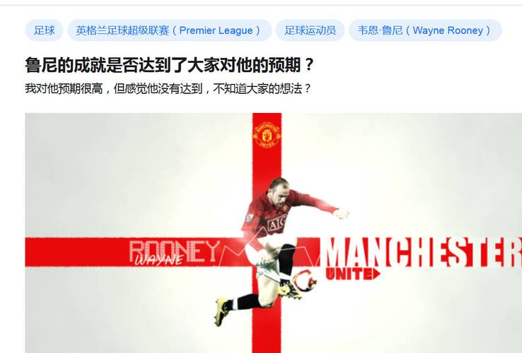 深度解读鲁尼：英超射手王却从未获得金靴？