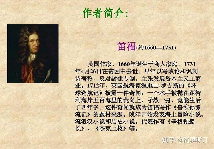 想知道丹尼尔·笛福是哪国人吗？一篇带你了解他