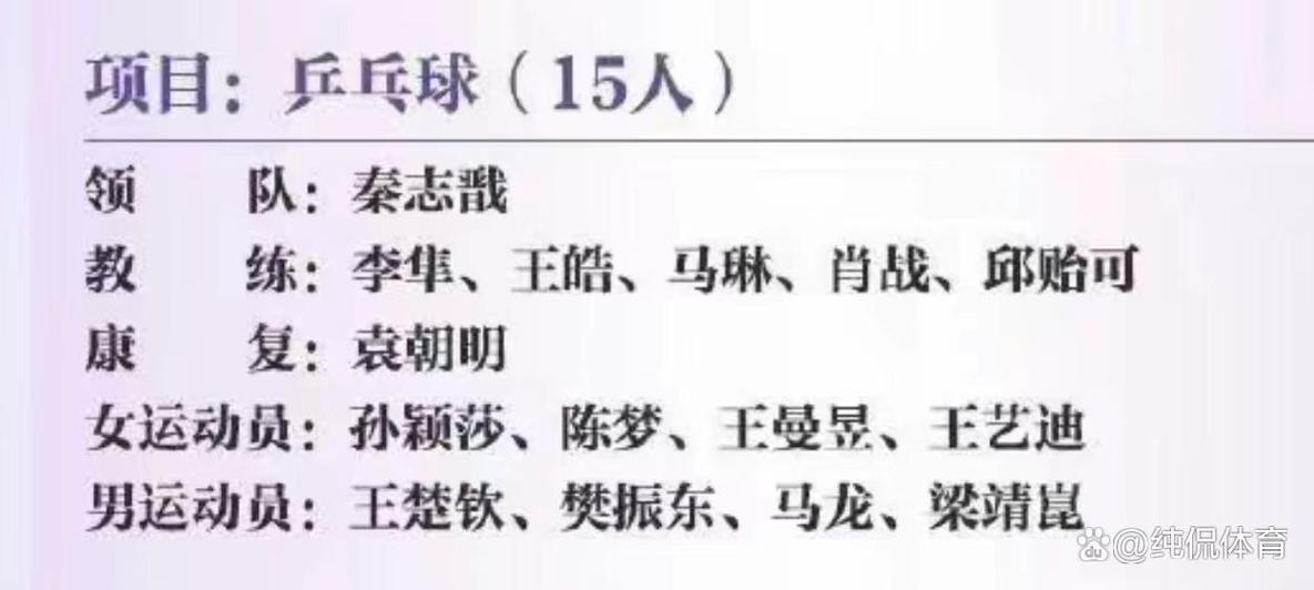 细数国乒内部派别：是团结还是分裂？