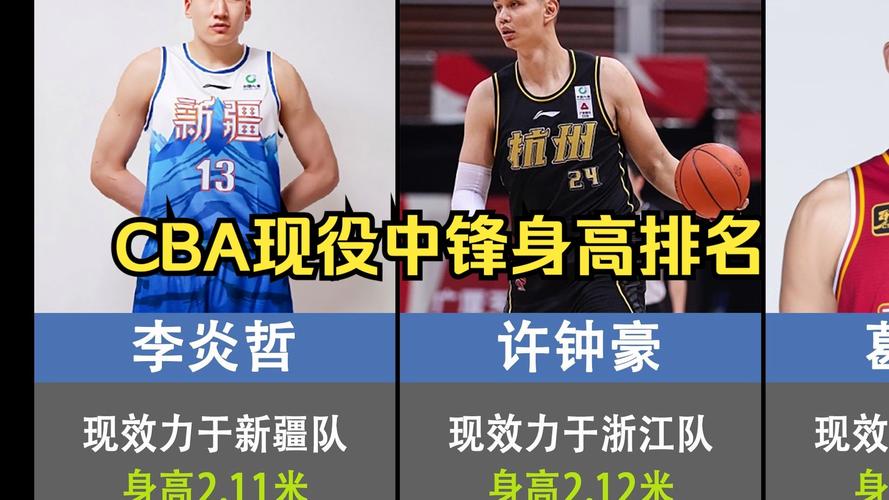 CBA巨星身高PK：韩德君VS易建联，谁是真正的巨人？