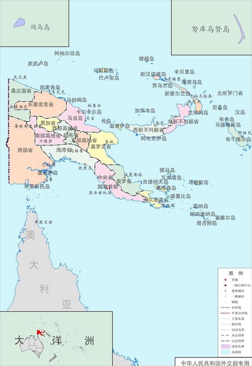 巴布亚新几内亚地图详解：地理位置与周边国家