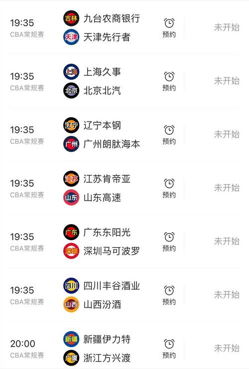 CBA季前赛究竟有多少场比赛？赛程安排及场次详解