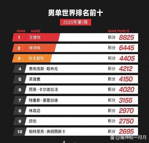樊振东退出世界排名？最新排名及未来走向分析