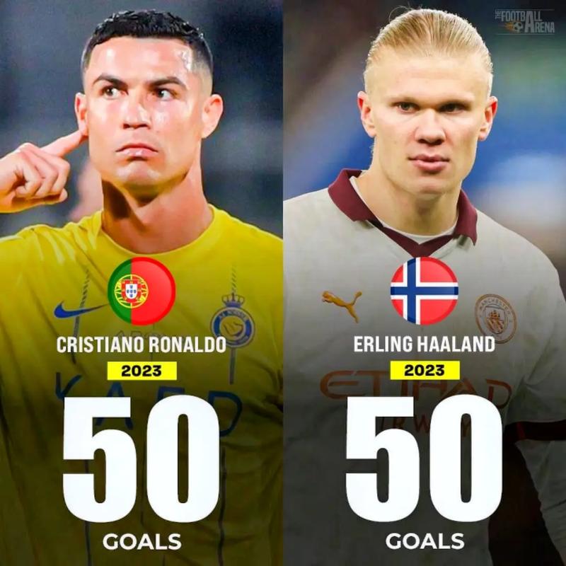 哈兰德能否超越C罗?年轻射手冲击球王宝座