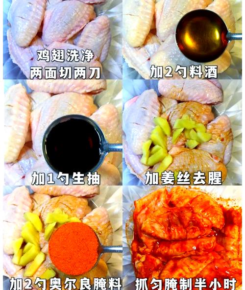 教你奥尔良鸡翅腌制技巧,鲜嫩多汁的秘诀都在这里