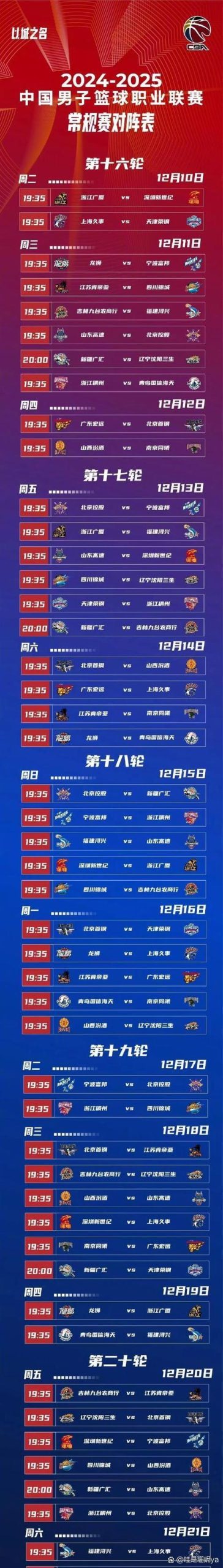 CBA什么时间开赛？2025-2026赛季开赛时间及赛程预测